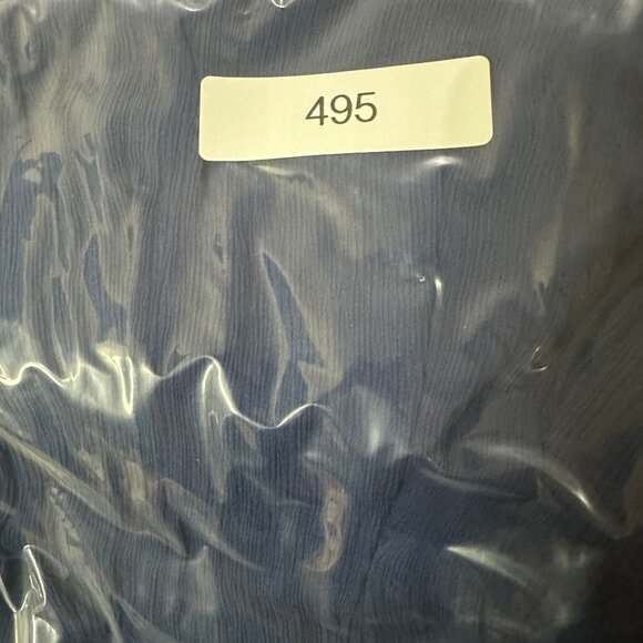 J. Crew Petite 2 Blue Sleeveless Pleated Midi Dress Lightweight & Flowy - Picture 13 of 13